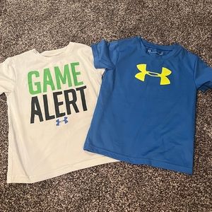 Boys Under Armour shirts